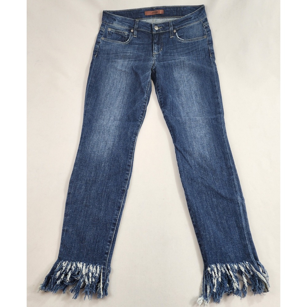 Joe's Jeans Womens 28 The Icon Mid Rise Skinny Ankle Ferra Blue THNFR15968